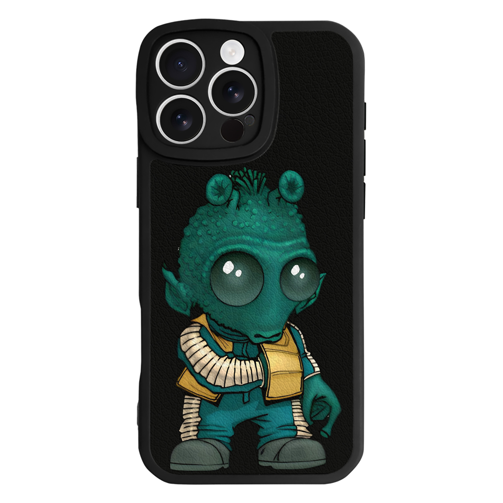 （画像用） スター・ウォーズ Star Wars 【iPhone 16シリーズ対応】シリコンスマホケース（レザー調） 材質：シリコン